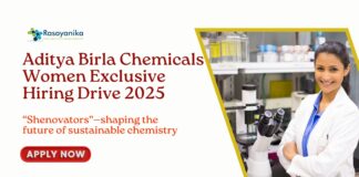 Women Exclusive Hiring Drive 2025 at Aditya Birla Chemicals | MSc Chemistry Candidates Apply Now