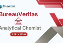 MSc Chemistry Jobs at BureauVeritas | Apply Now for Analytical Chemist Role