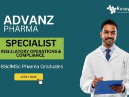 Latest Pharma Jobs for BSc Graduates | Apply Now for the Specialist Role