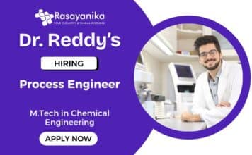 MTech Chemical Engineering Jobs at Dr Reddy’s | Apply Now for Process Engineer Role M Tech Chemical Engineering Jobs at Dr Reddy's | Apply Now for Process Engineer Role