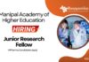 JRF Position Vacancy at MAHE | Pharma Graduates Apply Now