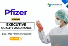 MPharm Jobs at Pfizer Apply Now for the Executive – Quality Assurance Role