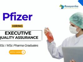 MPharm Jobs at Pfizer Apply Now for the Executive – Quality Assurance Role