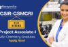 MSc Chemistry Jobs CSIR-CSMCRI | Apply Now For The Project Associate Role