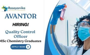 MSc Chemistry Jobs at Avantor | Apply Now For The Quality Control Officer Role MSc Chemistry Jobs at Avantor | Apply Now For The Quality Control Officer Role