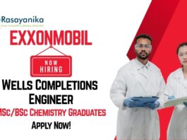 MSc Chemistry Jobs at ExxonMobil | Apply Now For The Wells Completions Engineer Role