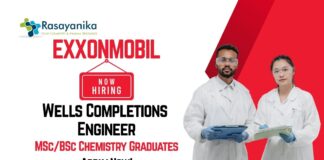 MSc Chemistry Jobs at ExxonMobil | Apply Now For The Wells Completions Engineer Role