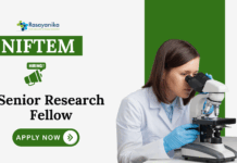 _MSc Chemistry Jobs at NIFTEM Apply Now for Senior Research Fellow Role