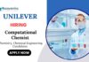 MSc Chemistry Jobs at Unilever Apply Now Computational Chemist Role