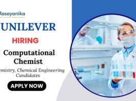 MSc Chemistry Jobs at Unilever Apply Now Computational Chemist Role