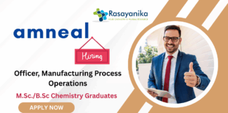 Manufacturing Job at Amneal For Chemistry Graduates | Apply Now