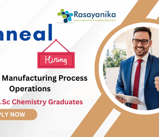 Manufacturing Job at Amneal For Chemistry Graduates | Apply Now