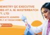 Chemistry QC Executive Jobs