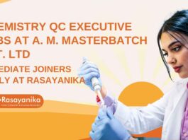 Chemistry QC Executive Jobs