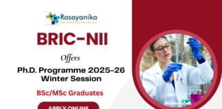 Ph.D. Programme 2025-26 at BRIC-NII BScMSc Graduates Apply Now