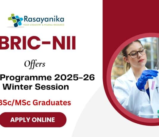 Ph.D. Programme 2025-26 at BRIC-NII BScMSc Graduates Apply Now