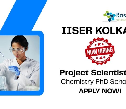 PhD Chemistry Jobs at IISER Kolkata | Chemistry PhD Scholars Apply Now