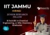 PhD Opportunity at IIT Jammu | Chemistry Graduates Apply Now