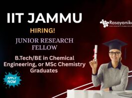 PhD Opportunity at IIT Jammu | Chemistry Graduates Apply Now