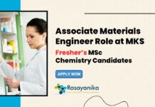 MSc Freshers Chemistry Jobs at MKS | Apply Now for the Associate Materials Engineer Role