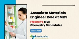 MSc Freshers Chemistry Jobs at MKS | Apply Now for the Associate Materials Engineer Role