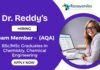 Team Member Role for Analytical QA at Dr. Reddy’s | Chemistry Graduates Apply