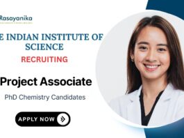 Project Associate Jobs at IISc | PhD Chemistry Candidates Apply Now