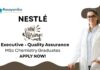 QA Chemistry Job | Apply Now For The Executive Role at Nestle