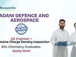 QA Engineer Jobs at Adani Defence and Aerospace | BSc Chemistry Graduates Apply Now