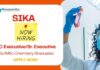 QC Chemistry Jobs | Apply Now at Sika For The Executive Role
