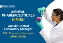 QC Chemistry Jobs at Amneal | Apply Now For The Laboratory Manager Role
