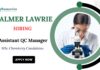 QC Jobs at Balmer Lawrie MSc Chemistry Candidates Apply Now