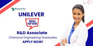 R&D Job at Unilever. Apply Now.