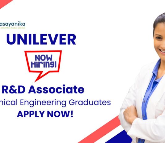 R&D Job at Unilever. Apply Now.