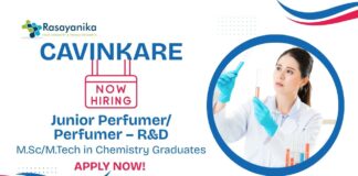 R&D Jobs For Chemistry Graduates | Apply Now For The Junior Perfumer Role