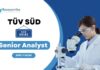 MSc Chemistry Jobs at TUV SUD | Apply Now for Senior Analyst Role