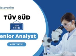MSc Chemistry Jobs at TUV SUD | Apply Now for Senior Analyst Role