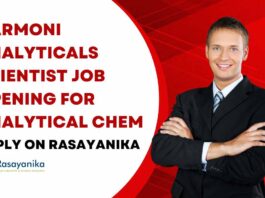 Chemistry Jobs at Harmoni Analyticals