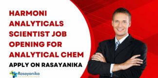 Chemistry Jobs at Harmoni Analyticals