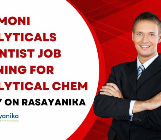 Chemistry Jobs at Harmoni Analyticals
