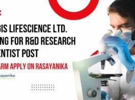 Analytical & Pharmaceutical Chemistry Jobs at Amgis Lifescience Ltd. 