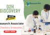 Research Associate Job in Ahmedabad at o2h Discovery | Chemistry Graduates Apply