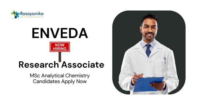 Research Associate Jobs at Enveda | MSc Analytical Chemistry Candidates Apply Now