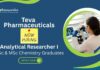 Research Job at Teva Pharmaceuticals | Apply Now For The Analytical Researcher Role