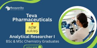 Research Job at Teva Pharmaceuticals | Apply Now For The Analytical Researcher Role
