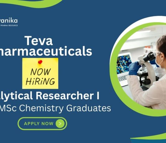 Research Job at Teva Pharmaceuticals | Apply Now For The Analytical Researcher Role