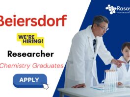 Researcher Job Vacancy at Beiersdorf | Hiring Chemistry Graduates-Apply Now