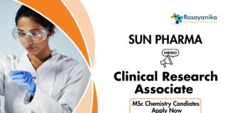 Chemistry CRA Job Openings at Sun Pharma - Apply Now