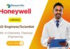 Scientist Job Vacancy in Pune at Honeywell Chemistry Graduates Apply