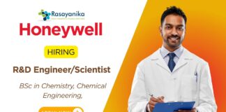 Scientist Job Vacancy in Pune at Honeywell Chemistry Graduates Apply